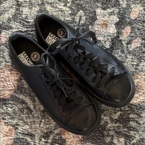 Skechers WORK slip resistant Black Shoes